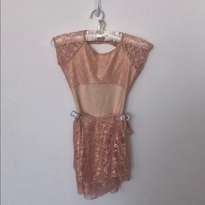 Audition Dancewear Youth Large LEO/Skirt Combo.